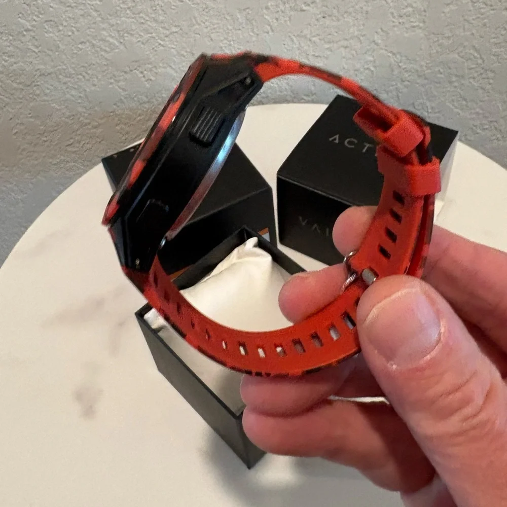 Activa X Terrain Invicta Digital Men's Watch - 45mm, Camouflage, Red